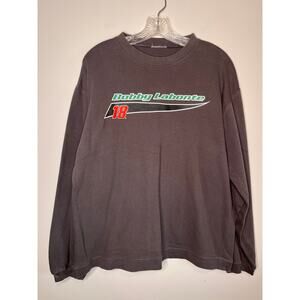 2000s Y2K Streetwear Bobby Labonte 18 NASCAR Motorsports Racing Sweatshirt XL